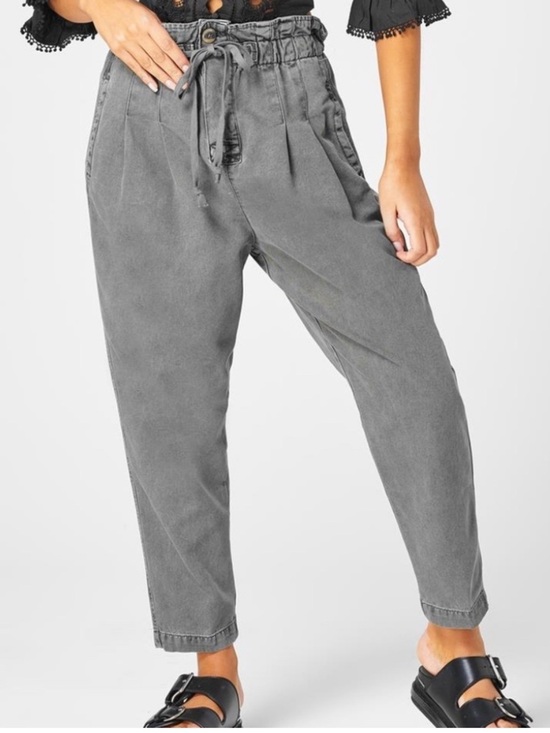 Free People Pants - Free People Margate Pleated Balloon Pant size XS charcoal grey